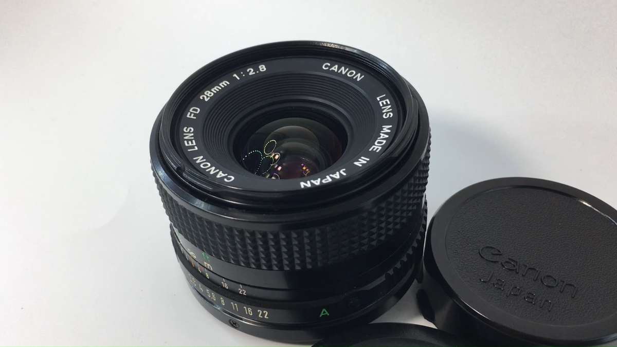 Near Mint】 Canon New FD 28mm F2.8 MF Lens From Japan