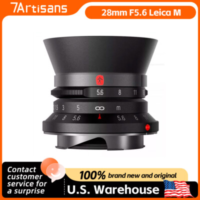 7artisans 28mm F5.6 MF Full Fame Lens for Leica M mount Cameras M7 M8 M9 M9p M10