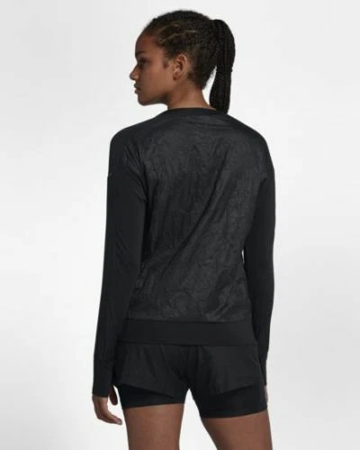Nike Run Division Women's SZ XS Running  Pullover Jacket 929128 Black MSRP $100+ - Image 4 of 4