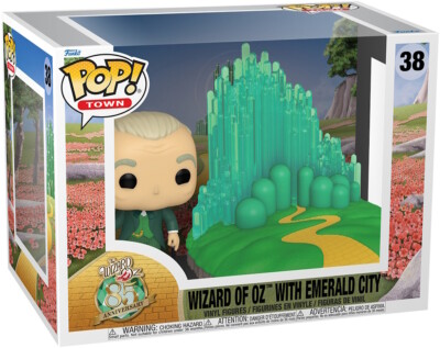 The Wizard oF Oz - With Emerald City 38 Funko Pop! Town Vinyl Figur