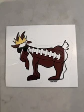 GOAT USA Football Goat Sticker. Single Sticker. Brand New.