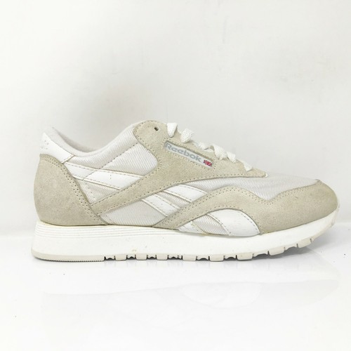 White Beige Running Shoes Sneakers Size 