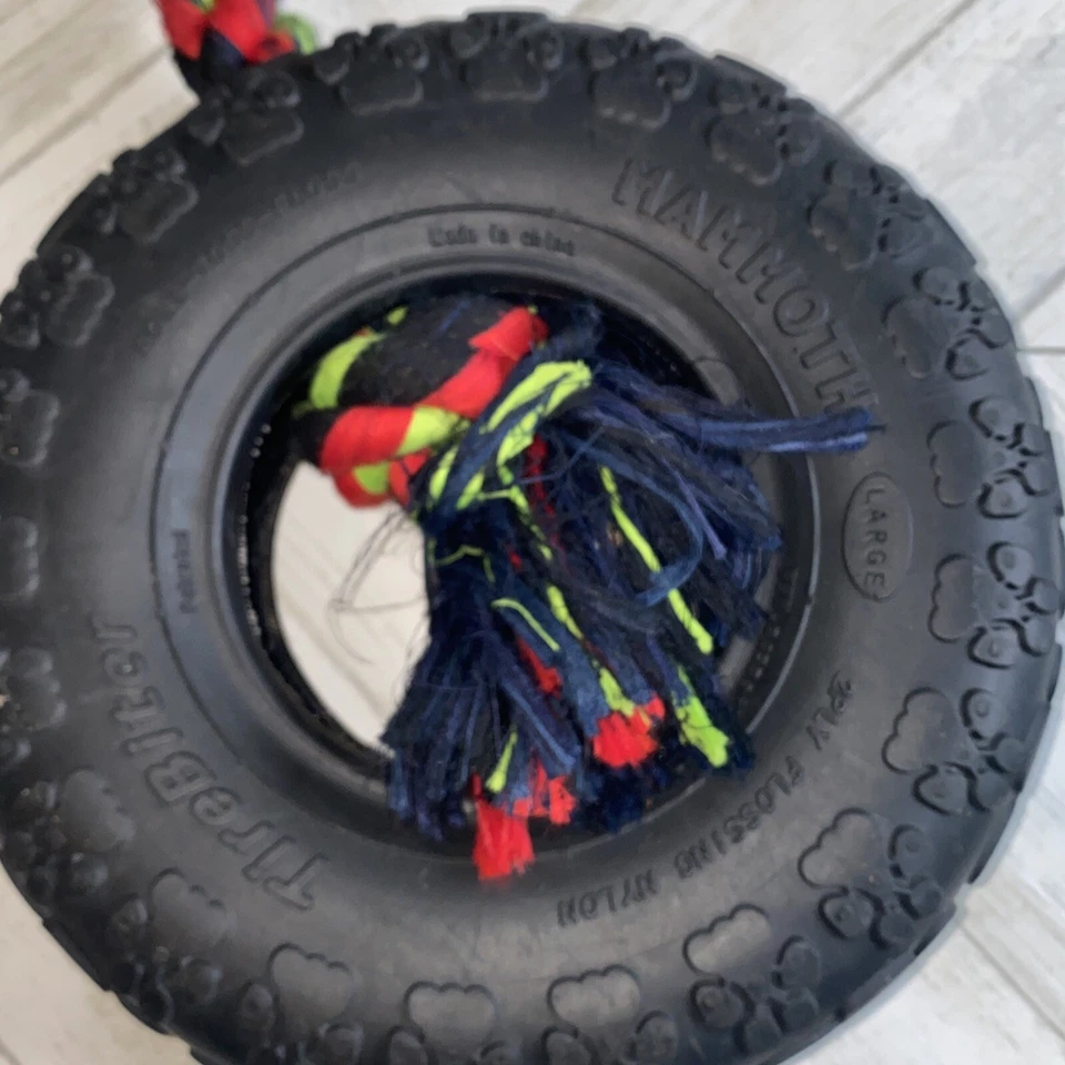 Tirador y tirador Mammoth TireBiter2 para masticadores fuertes perros grandes de hasta 90 libras Foto 3 de 4