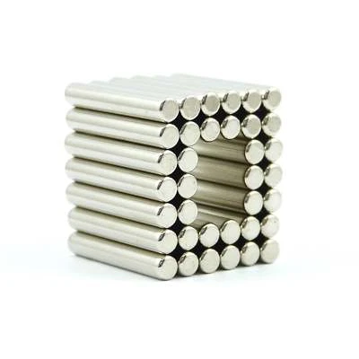 GUY'S MAGNETS N42 4mm dia x 25mm strong thin Neodymium rod / disk magnets MRO DIY SMALL PACKS