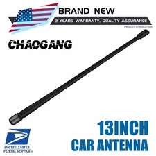 SHORT 13INCH ANTENNA MAST FITS 1985-2005  Sierra 1500 Black Auto Kit NEW US