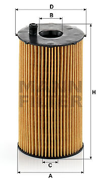 ÖLFILTER MANN-FILTER HU 934/1 X FÜR CITROËN, FORD AUSTRALIA, JAGUAR, LAND ROVER, P - Bild 1 von 2