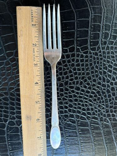 Rogers Bros 1847 Besteck Sylvia Silverplate Silberbesteck monogrammiert "W" 35 Teile - Bild 9 von 22