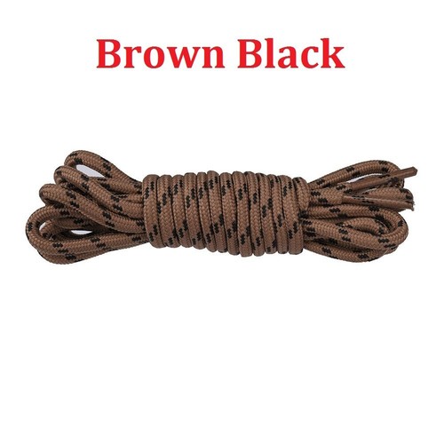ROUND Heavy Duty Hiking Shoelaces 120/140cm Work Boot Sport Shoe Laces Strings - Picture 18 of 27