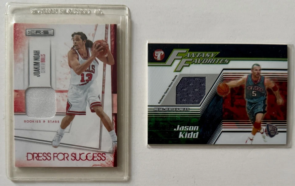 Tarjeta de baloncesto Topps lote mixto de 5 novato, refractor, serie #, automática, juego usado Foto 3 de 4