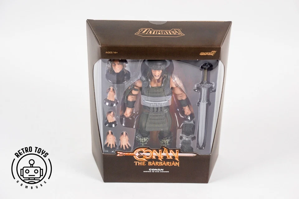 CONAN Ultimates Super7 Deluxe Figure Ultimate The Barbarian Warrior NEU OVP - Bild 4 von 4