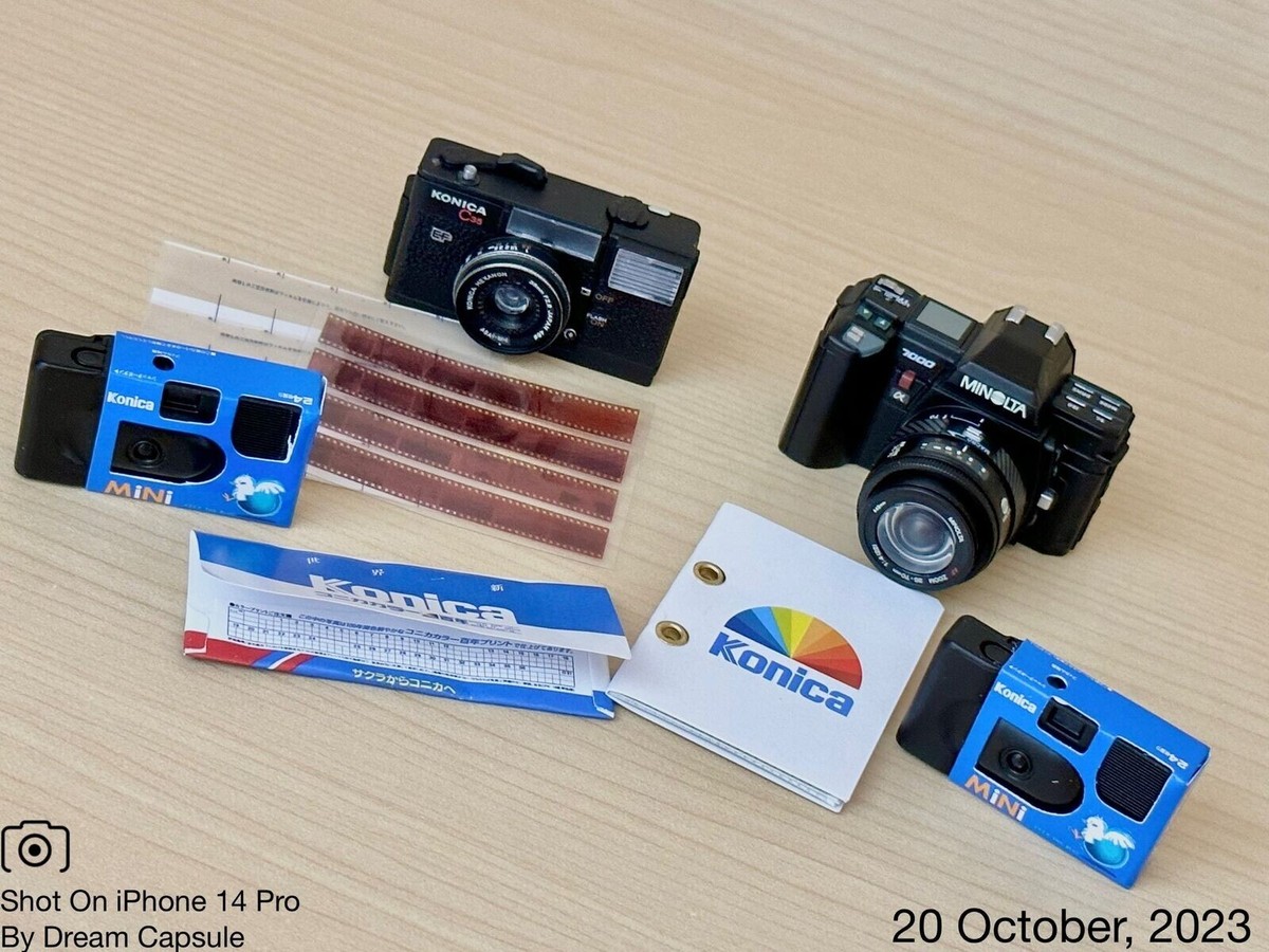 Konica Minolta Miniature Collection All 4 Types Set (Capsule