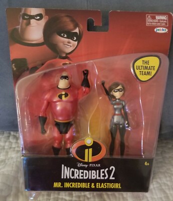 The Incredibles 2 Ultimate Team Features 4 Inch Mr. Incredible and Elastigirl