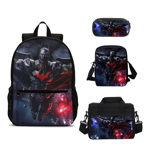 Chririnla Kids Backpack Set – 4-Piece School Bag With Lunch Bag, Pencil Case & Bottle Pouch
