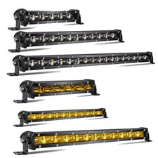 7102030 40 Slim Led Light Bar Spot Flood Combo Work Offroad Suv Driving Atv