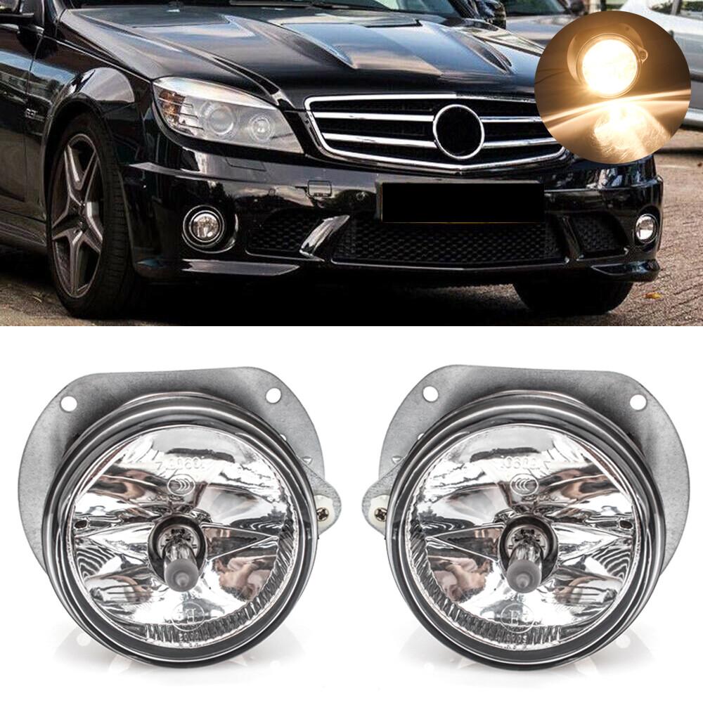 Pair Fog Light For Mercedes Benz W204 W216 R230 W164 W251 AMG w