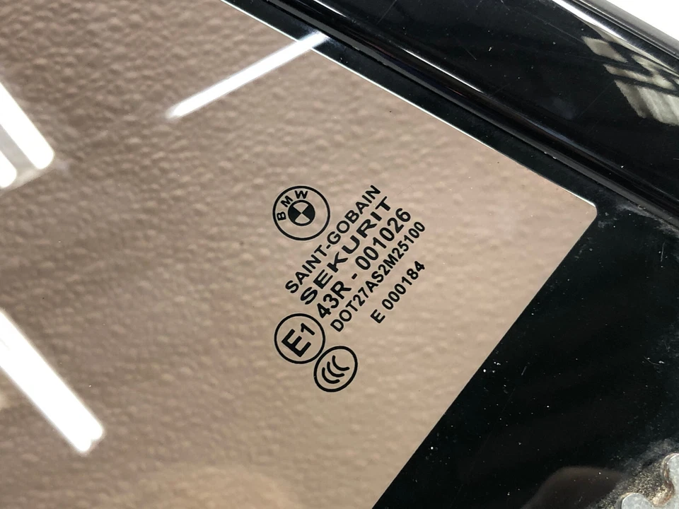 13 14 15 BMW F06 650i Gran Coupé Cuarto trasero derecho ventana cristal 1486 OEM Foto 3 de 4