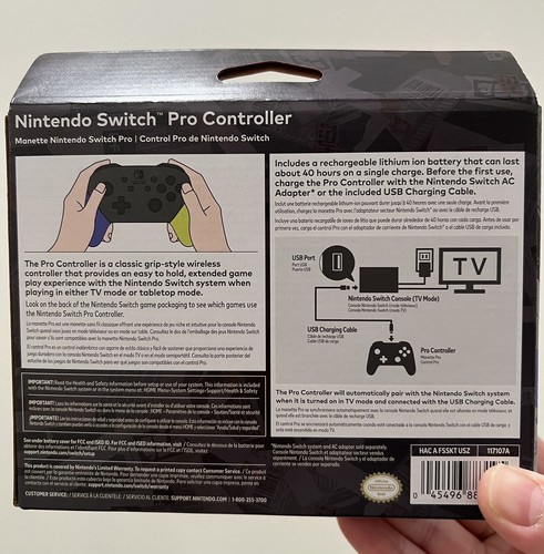 Splatoon 3 Nintendo Switch Pro Controller- US Edition - Picture 2 of 4