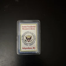 Harry S.TRUMAN Presidential Museum and Library Mini Playing CARDS (SEALED)