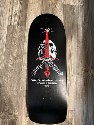 Powell Peralta Ray Rodriguez Skull and Sword OG Snub Skateboard Deck - 10 x 28.2