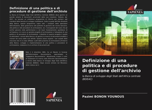 Pazimi Bonon Younous | Definizione Di Una Politica E Di Procedure Di Gestione...-image
