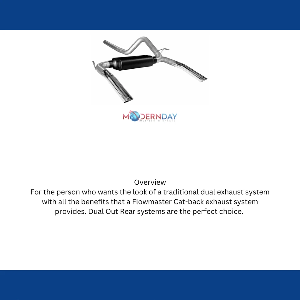 Fits 1998-2002 Chevrolet Camaro Cat-back Exhaust System American Thunder 1 Foto 4 de 4