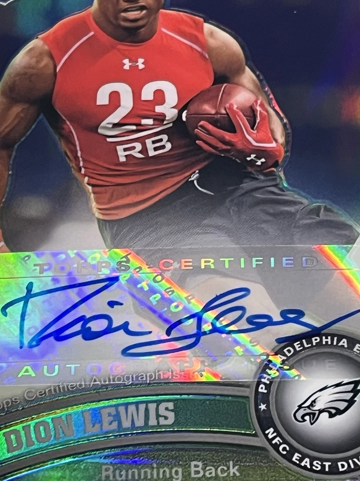2011 Topps Chrome Refractor Dion Lewis Autograph Auto RC Rookie /99 - Image 2 of 4