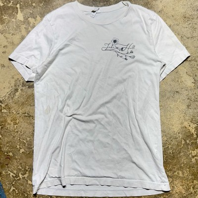 Jake Hill 2019 Shirt Floral Logo Bella Canvas White Mens M Merch 100% Cotton