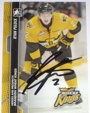 RYAN PULOCK SIGNED 13-14 ITG PROSPECTS ROOKIE CARD AUTOGRAPH AUTO!!!