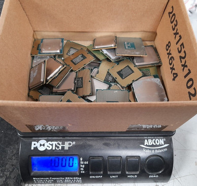 1KG Intel Schrott CPUs Prozessoren zur Goldgewinnung 1 Kilo - Preis inkl MwSt