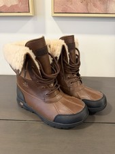 NEW KIDS UGG BUTTE II WORCHESTER BROWN LACE UP RAIN - SNOW BOOTS Size 3