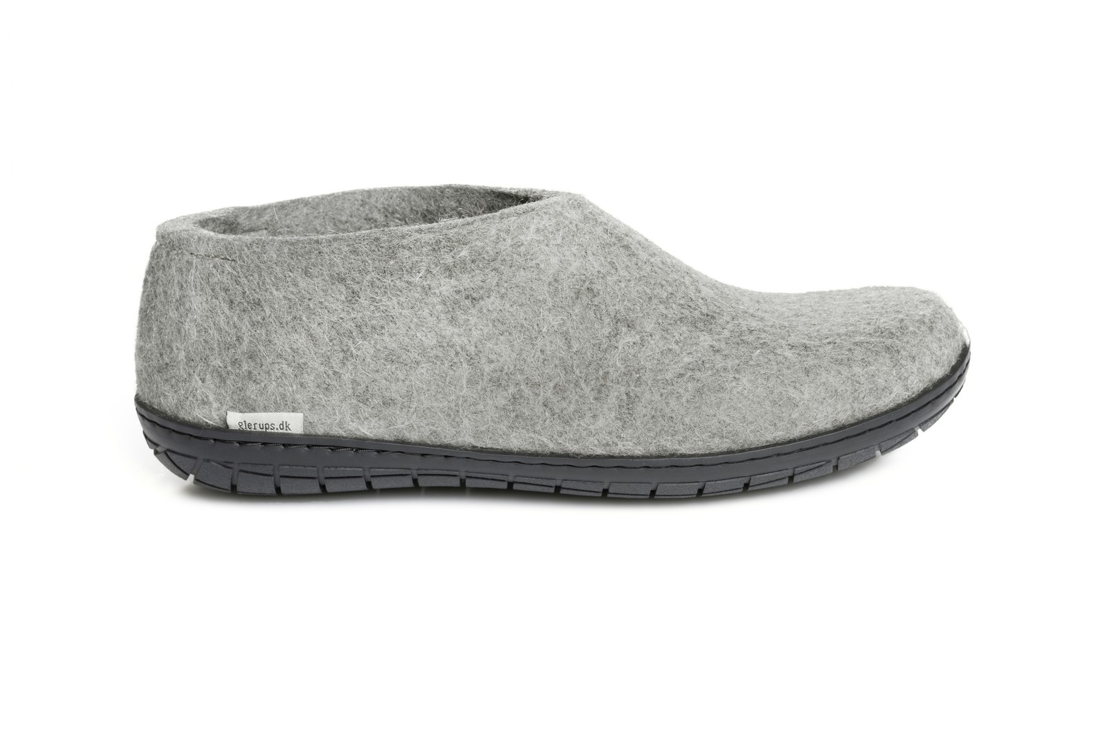 SAOLA Glerups Scarpe Unisex in Feltro con Suola in Gomma AR 01 02 Grigio Nero