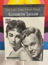 The Last Time I Saw Paris DVD (NEW SEALED, 1954/2004) Elizabeth Taylor B&W