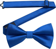 Bow Ties for Men Pretied Bowties Classic Formal Business Bow Tie Adjustable Tuxe