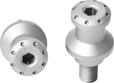 PUIG Hi-Tech Spools - 8mm - Silver Motorcycle Street Bike Dirt Bike 5923P