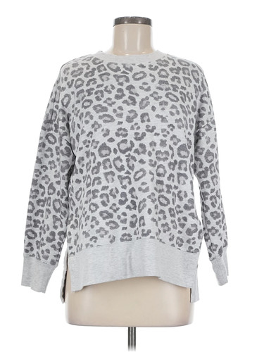 Green Tea Women Silver Pullover Sweater M