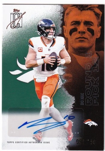 2025 Topps Signature Bo Nix Veteran Class Autographs (RAW)