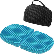 Foldable Gel Seat Cushion For Travel Portable Chair Cushion Of Airy Cooling Gel Foldable Gel Seat Cushion For Travel Portable Chair Cushion Of Airy Cooling Gel