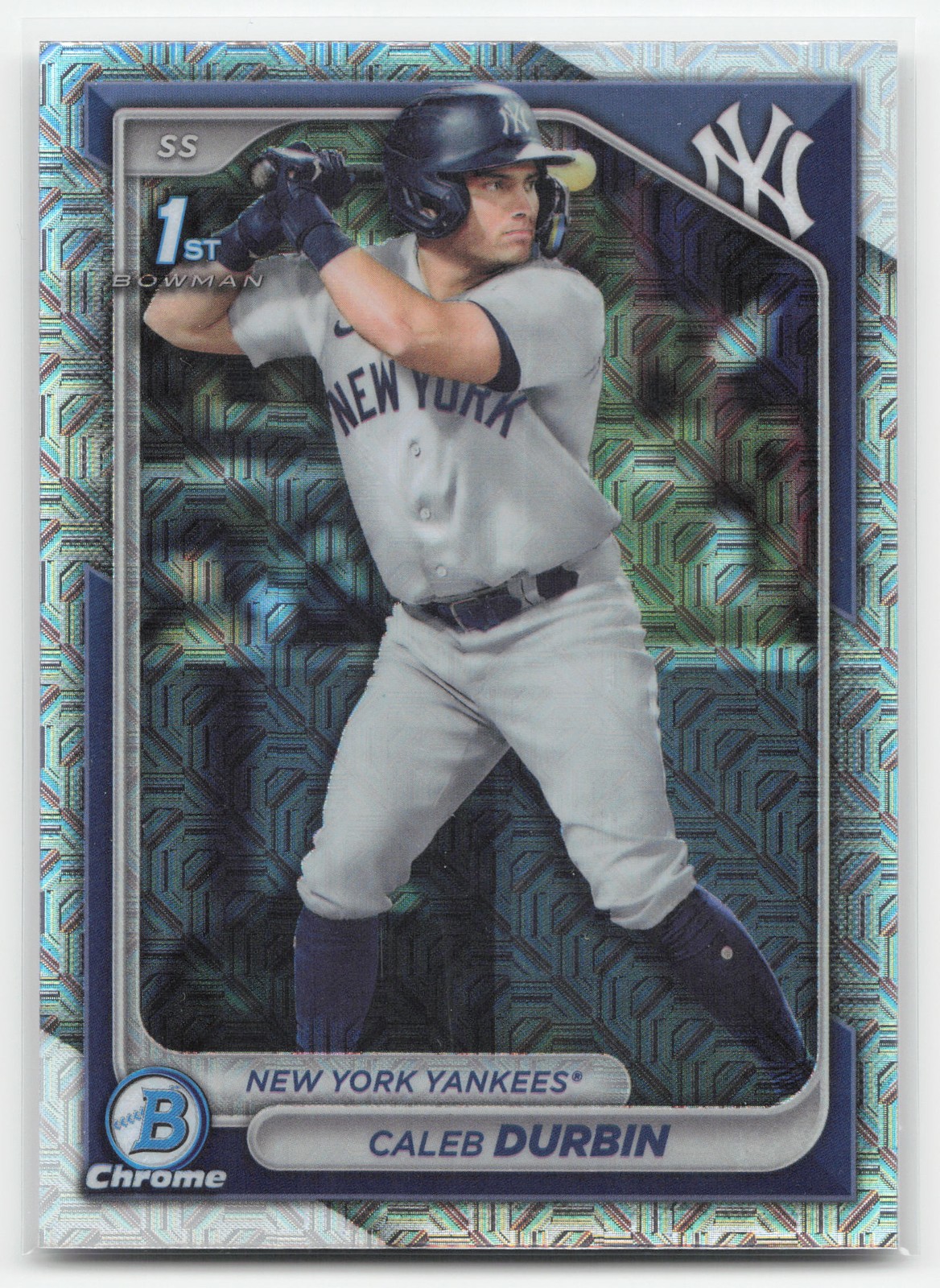 2024 Bowman Chrome #BCP-214 Caleb Durbin Prospects Mojo Refractors