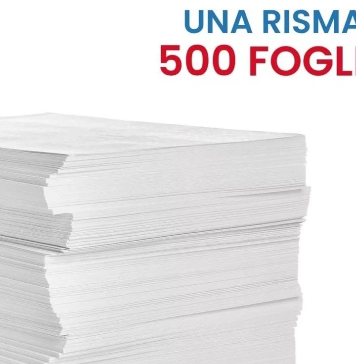 Risma Carta A4 per Stampante, 5 Risme da 500 Fogli - Per Stampante Laser Inkjet foto 2
