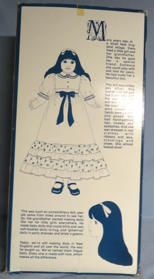 Vintage 1965 LITTEST ANGEL DOLL 15" VOGUE ORIG. BOX NEW EX. COND. POSEABLE - Image 4 of 4