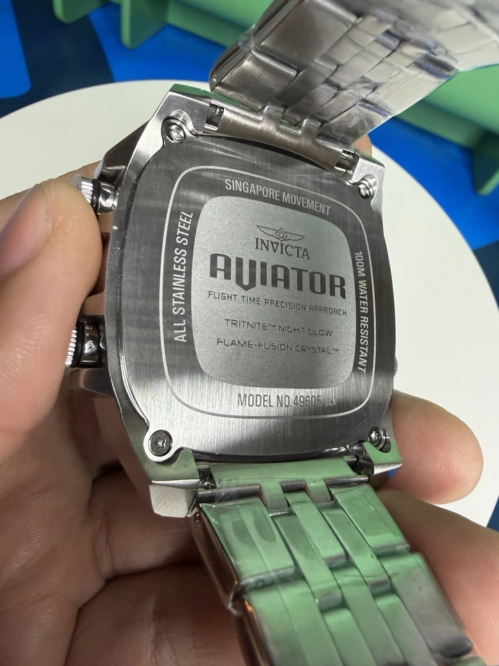 🔥NEW🔥Invicta Aviator✈️ Pilot ZULU TIME 50mm 4-Time Zone Men’s Watch 49605  - Image 2 of 4