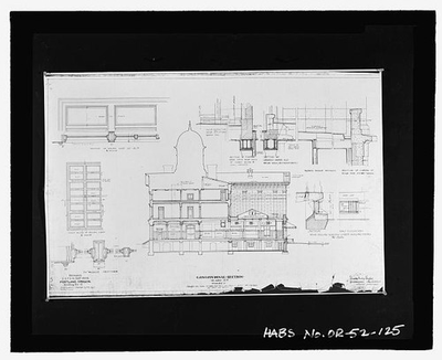 #ad #ad 125. Extension U.S. P.O. amp; Court House Portland Oregon Drawing No. 12 $12.99