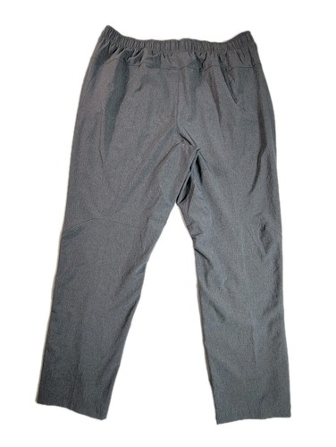 Pantalone jogger leggero DSG gamba dritta zip alla caviglia uomo taglia large grigio - Foto 2 di 7
