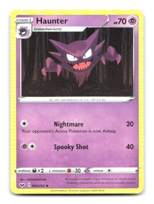 Haunter 084/202 UC Schwert & Schild Pokemon LP