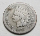 1865 INDIAN HEAD CENT, NICE TOUGHER COIN!!!!(A2)