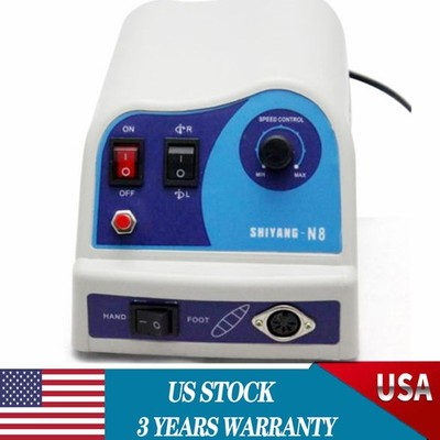 Dental Micromotor N8 Polisher Unit for Marathon 45K RPM with pedal High Speed US