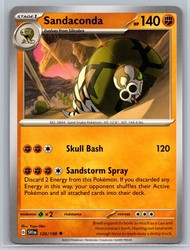 Sandaconda 120/198 Scarlet & Violet Base Set Uncommon