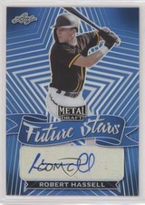 2021 Leaf Metal Draft Blue Rainbow 23/35 Robert Hassell III #FS-RH1 Auto uk2