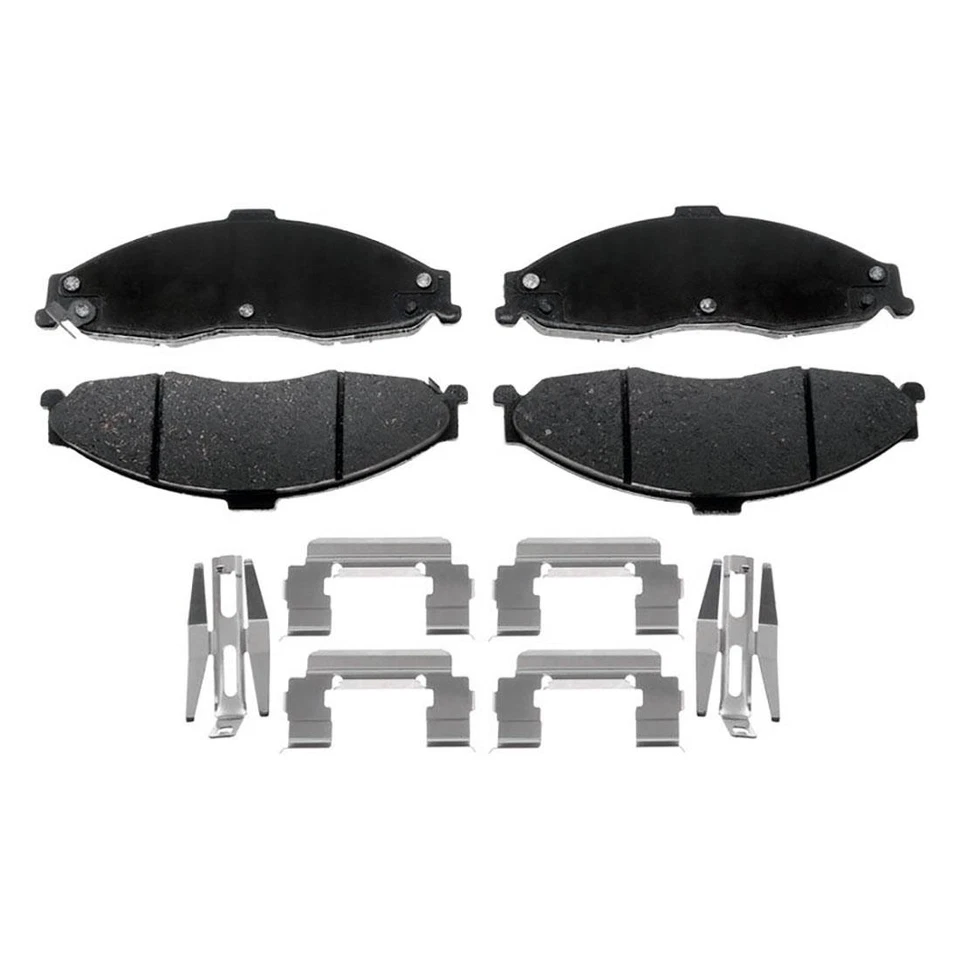 Rotores de freno delanteros traseros y pastillas de freno de cerámica para Pontiac Firebird 1998-2002 Foto 2 de 4