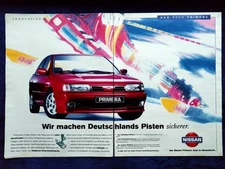 Nissan Primera, Original Advertising from 1995 Large Format ""